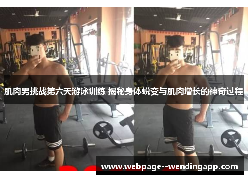 肌肉男挑战第六天游泳训练 揭秘身体蜕变与肌肉增长的神奇过程 肌肉男挑战第六天游泳训练 揭秘身体蜕变与肌肉增长的神奇过程